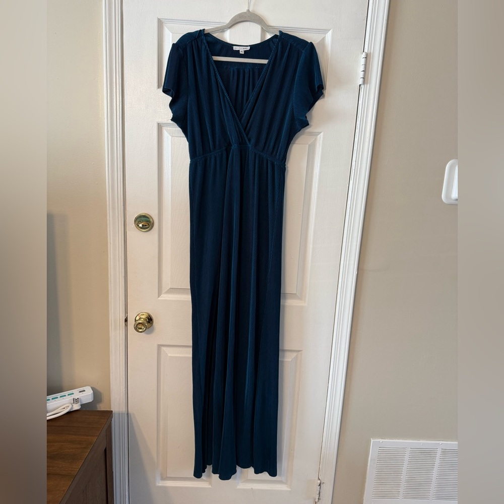 Baltic Born Teal Pleated Dress XL